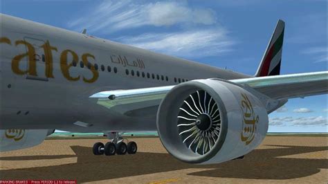 Boeing 777 REAL SOUNDS in Flight Sim (GE90) .